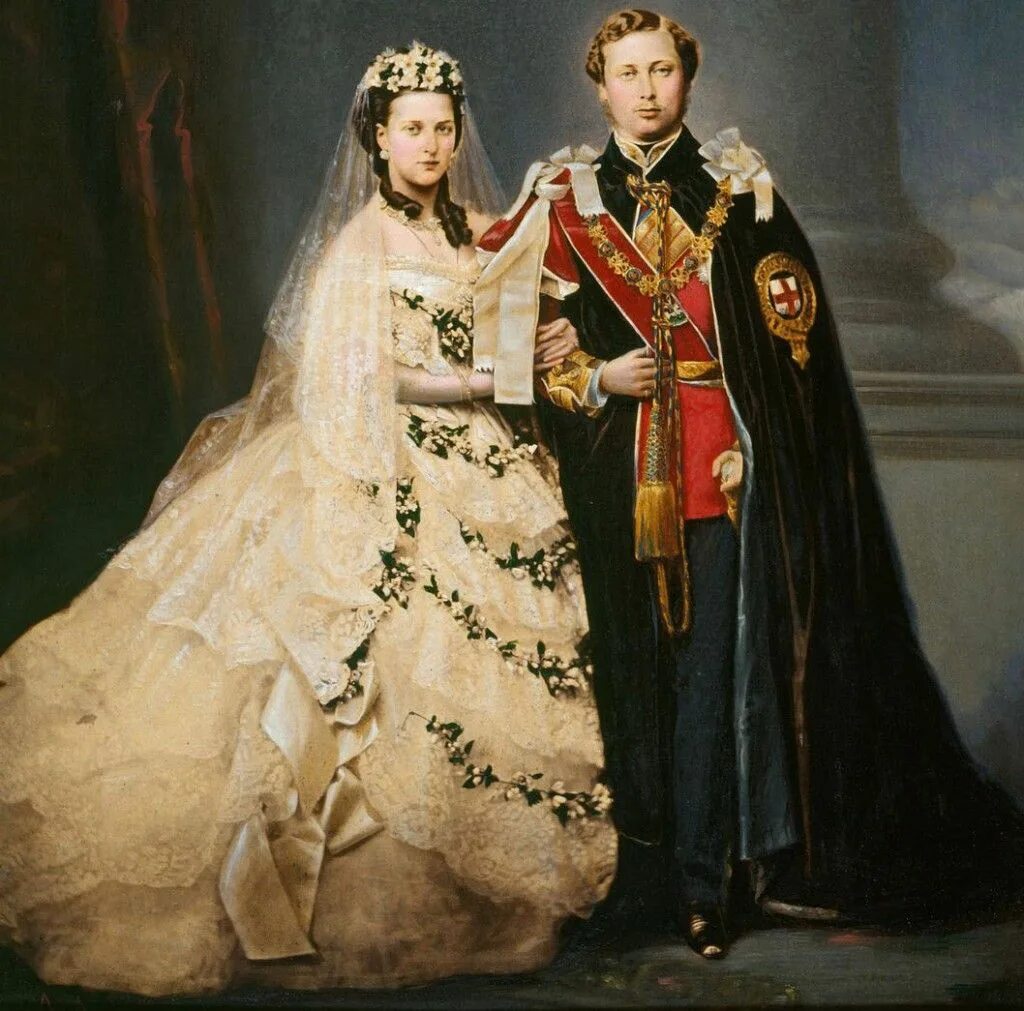 Пытался создать образ идеального монарха. Свадьба королевы Виктории 1840.