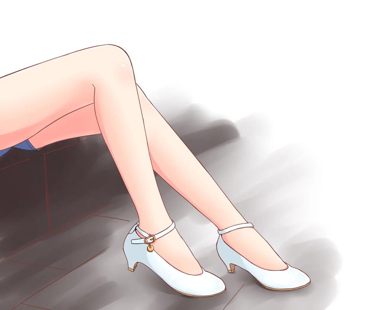 Тян с длинными ногами. Ноги акварель. Изящные туфли на ногах арт. Нога человека арт. Девушка сидит арт.