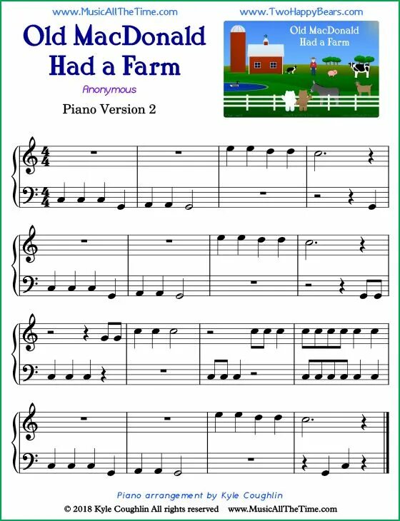 Rameau old french song ноты. Old macdonald ноты для фортепиано. Олд дол на пианино. Олд дол на пианино ноты. Old macdonald ноты для фортепиано.