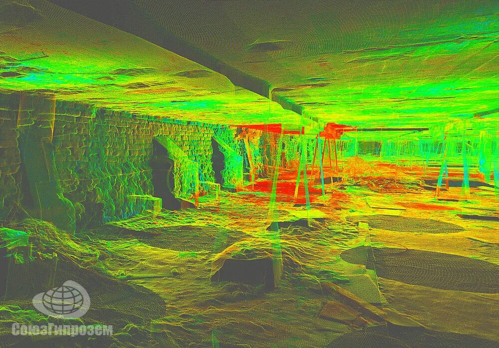 лазерное 3d-сканирование котлована. облако точек сканирования. облако точек сканирования. облако точек лазерного сканирования. лазерный сканер облако точек.