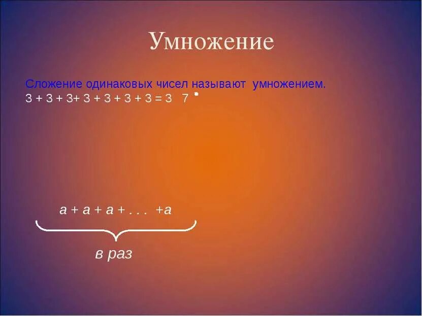 Как называются одинаковые числа