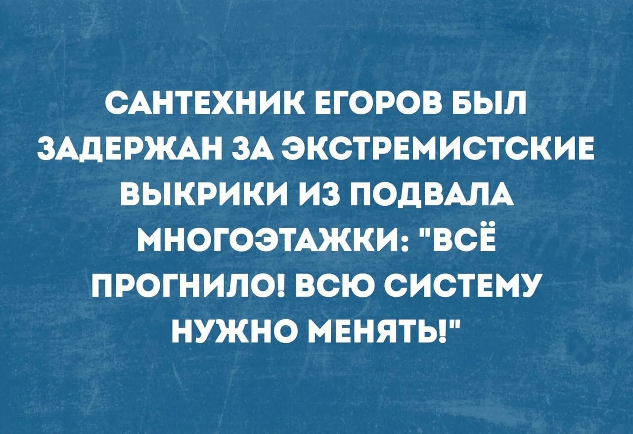 Прогнило что то в датском королевстве. Сантехник егоров был задержан. анекдот все прогнило всю систему. система прогнила сантехник. сантехник систему надо менять.