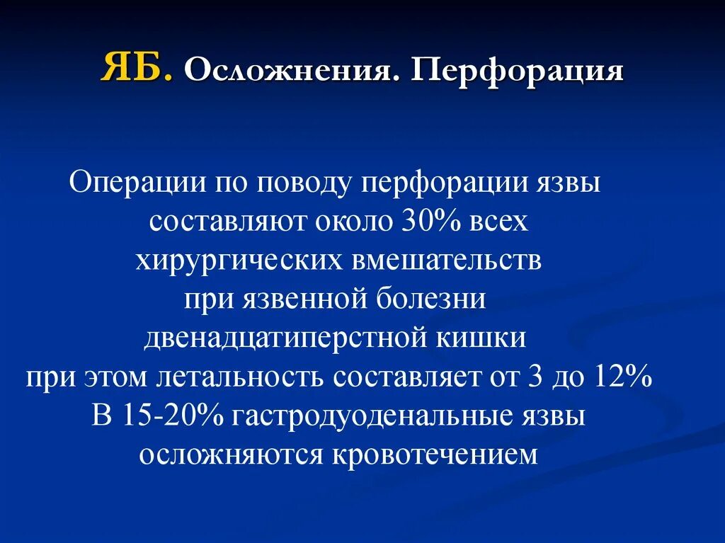 Хирургическое лечение язвы. Осложнение перфорации. Летальность от перфоративной язвы двенадцатиперстной кишки. Осложнения перфоративной язвы. Операция перфорированной язвы.