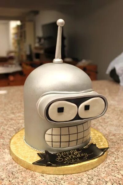 Торт бендер. Торт футурама. Торт с роботом бендером. Бендер футурама с днем рождения. Торт бендеры.