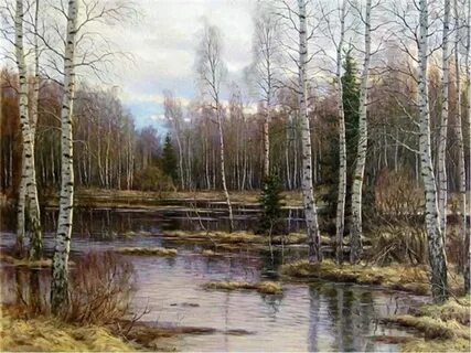 Картины весеннего леса