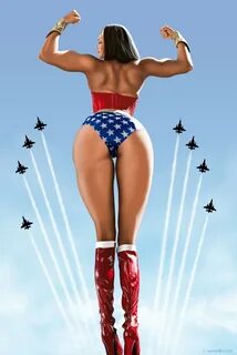 wonder woman - rear end.