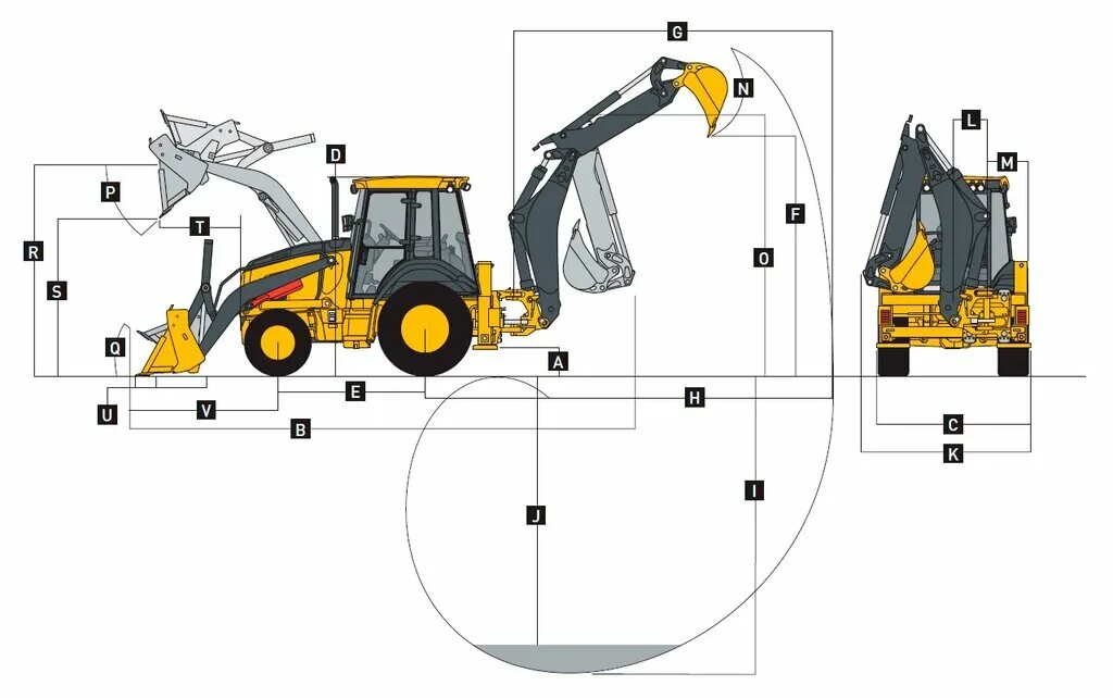 Высота ковша экскаватора. Экскаватор-погрузчик JCB 4cx чертеж. JCB 4cx чертеж. JCB 3cx чертеж. Глубина копания JCB 3cx.