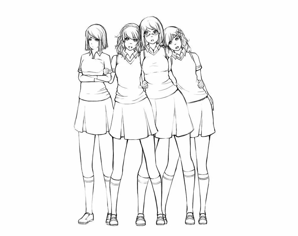 Рисунки 4 класса девушек