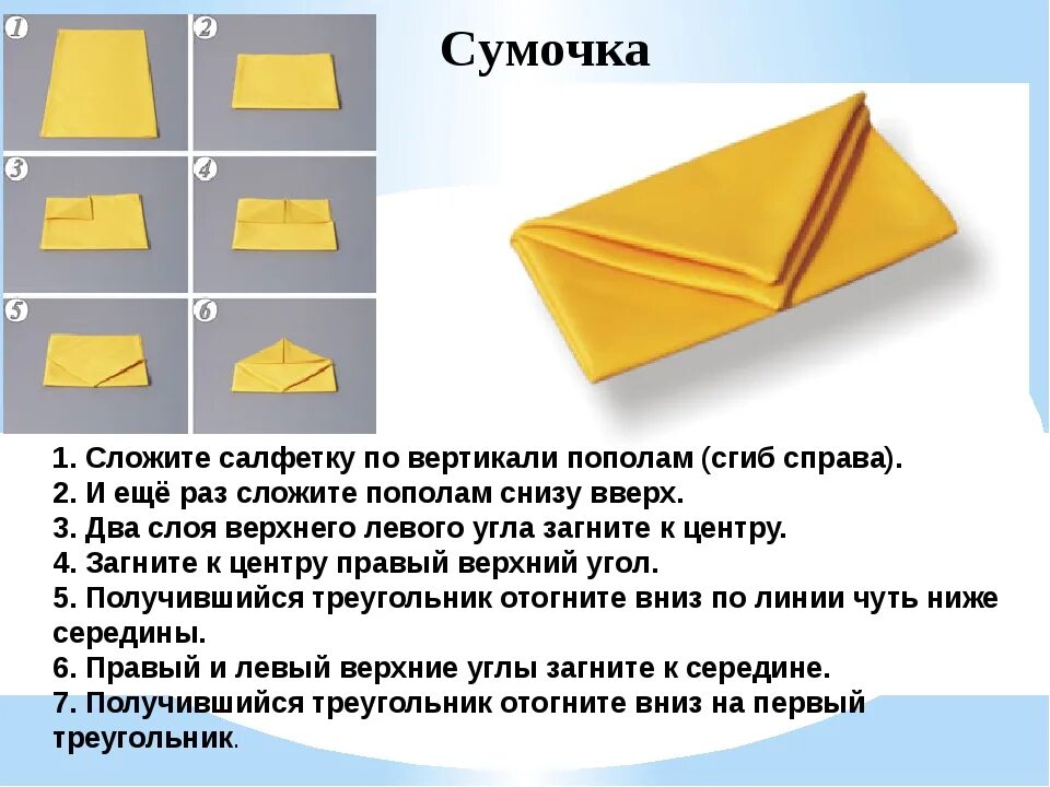 Сколько раз можно сложить лист пополам. Простые способы складывания салфеток. Схема складывания салфеток. Способы складывания бумажных салфеток. Схемы сворачивания салфеток.