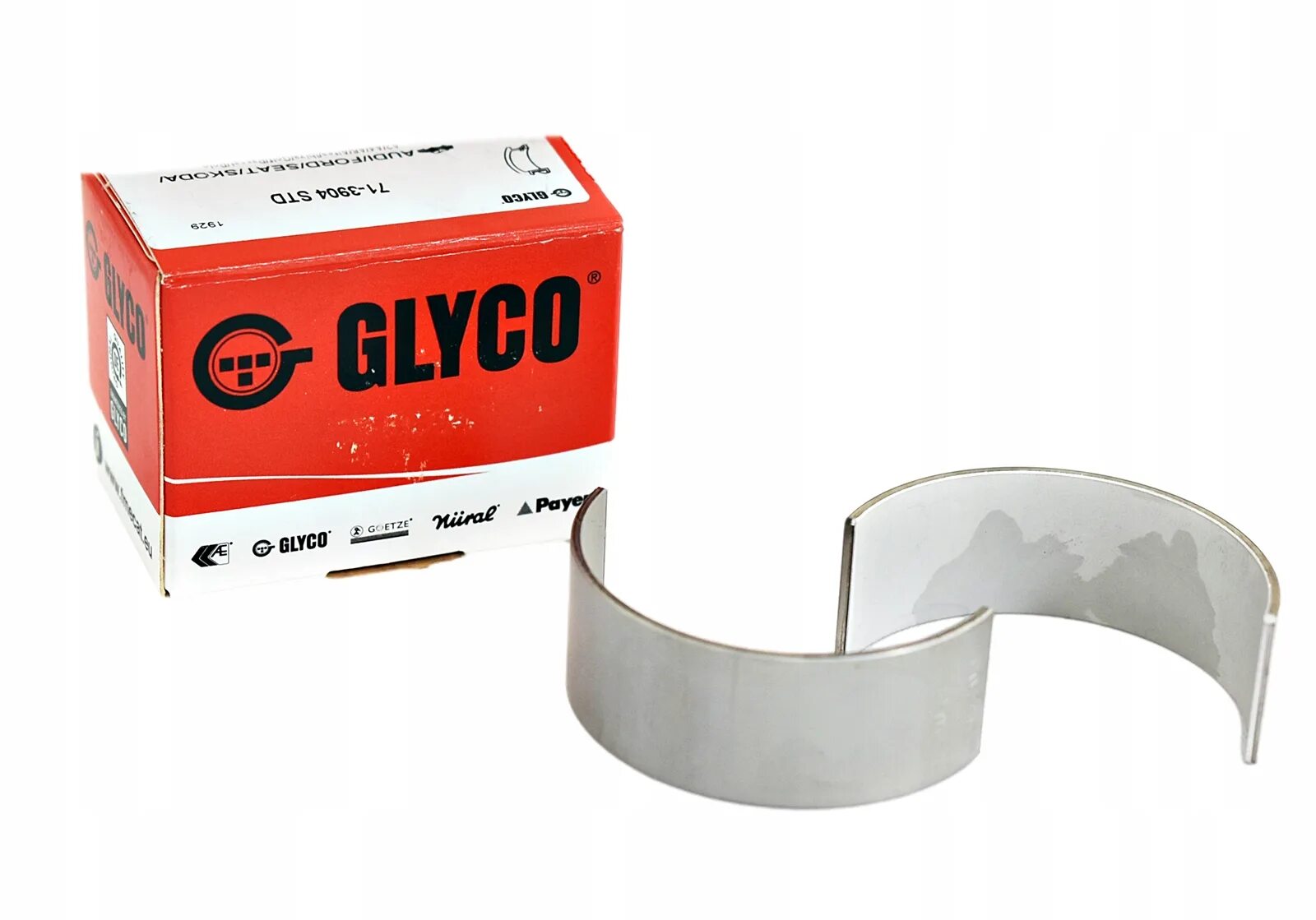 Вкладыши больше. Вкладыш шатунный стандартный VAG 1,6-2,0 GLYCO GLYCO. GLYCO вкладыши. GLYCO 55-2535. Вкладыши Глико Рено.
