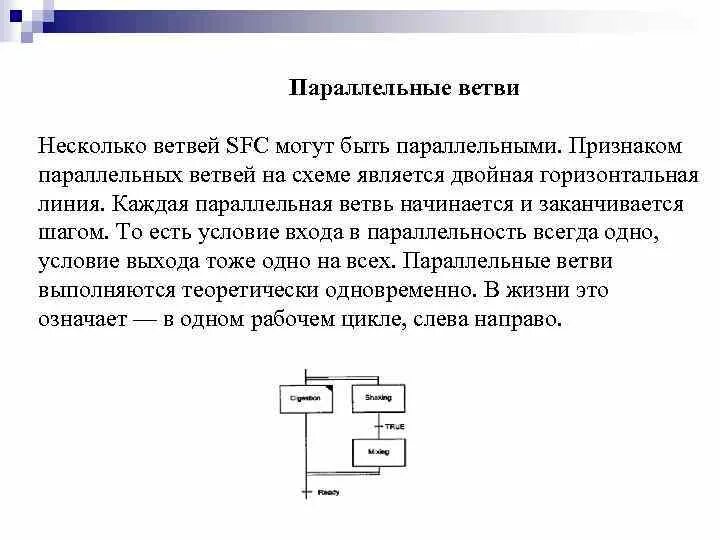 Две параллельные ветви