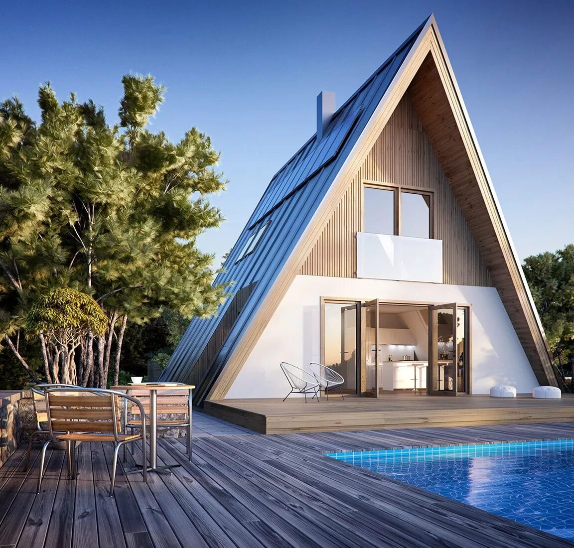 #путешествия #горы #лес #природа #тишина A frame house plans, A frame house, Hou