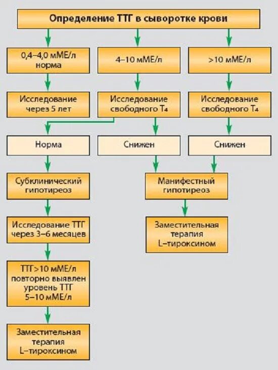 Манифестный гипотиреоз ТТГ И т4. Субклинический гипотиреоз ТТГ т4. Гипотиреоз показатель ТТГ норма. Алгоритм диагностики заболеваний щитовидной железы.