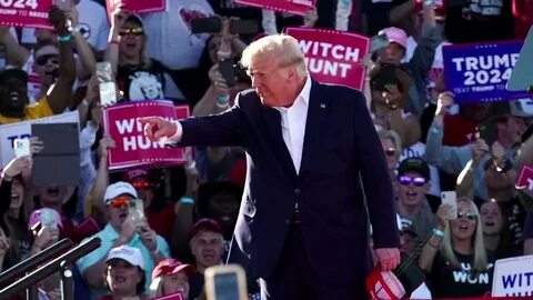 Предвыборный митинг трампа