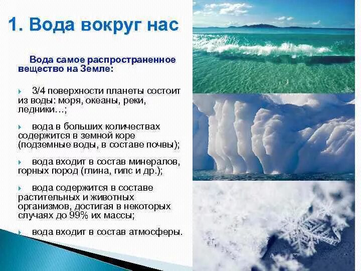 Тема 4 растворы вода. «Вода вокруг нас» презентация. Вода самое распространенное вещество на земле. Вода – самое распространённое на земле вещество. Беседа вода вокруг нас.