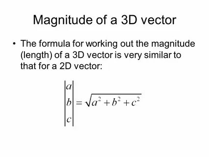 Magnitude