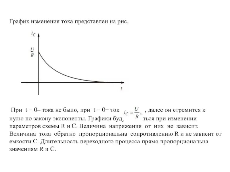 Графики тока и напряжения при переходных процессах. График переходного процесса для тока. График изменения тока и напряжения от времени. Графики изменения тока и напряжения в переходном процессе.