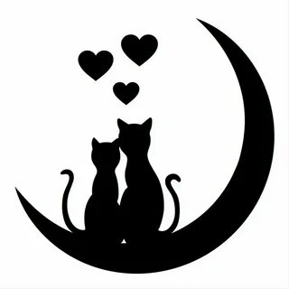 2 кошки рисунки