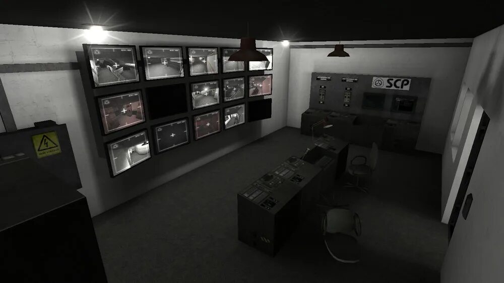 Scp containment breach multiplayer. Комнаты scp 173 containment breach. зона 19 scp. комната наблюдения scp containment breach.