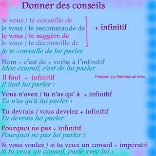 Des conseils