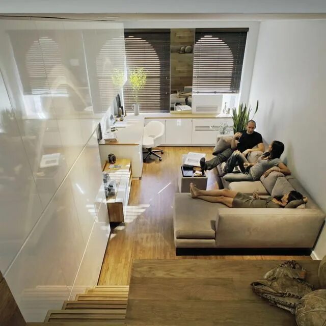 Стиль Баухауз в интерьере: описание и фото - Rehouz Home interior design, Living