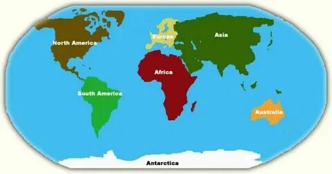 Европа азия южная америка северная америка
