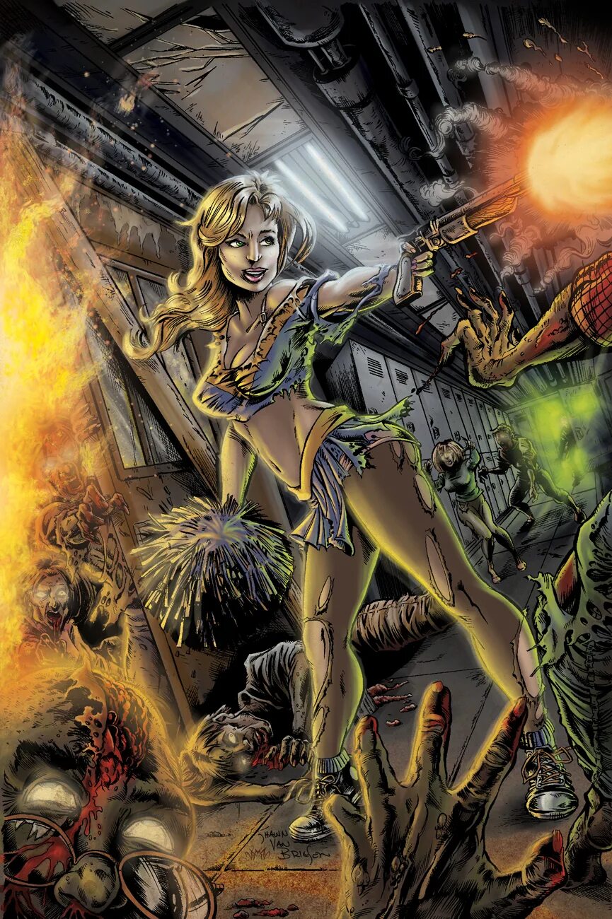 Girl vs zombies