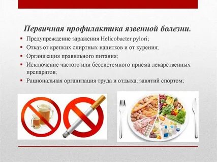 Профилактика гастрита и язвы желудка