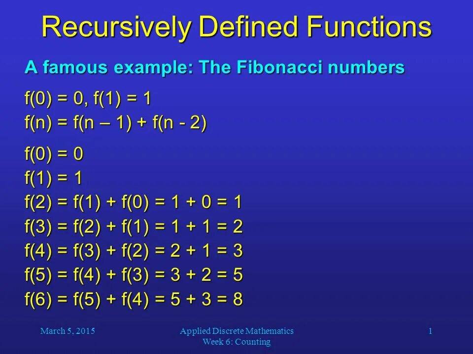 Discrete mathematics