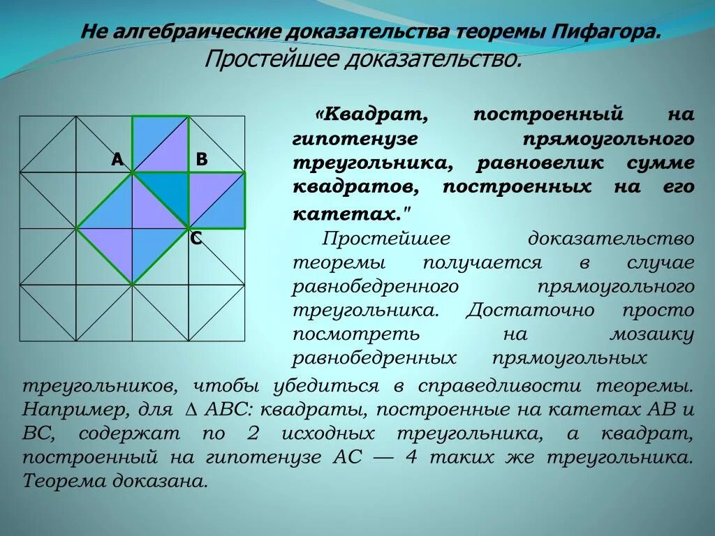 Геометрия доказательство теоремы Пифагора. Простейшее доказательство теоремы Пифагора. 400 Доказательств теоремы Пифагора. 3 Доказательства теоремы Пифагора.