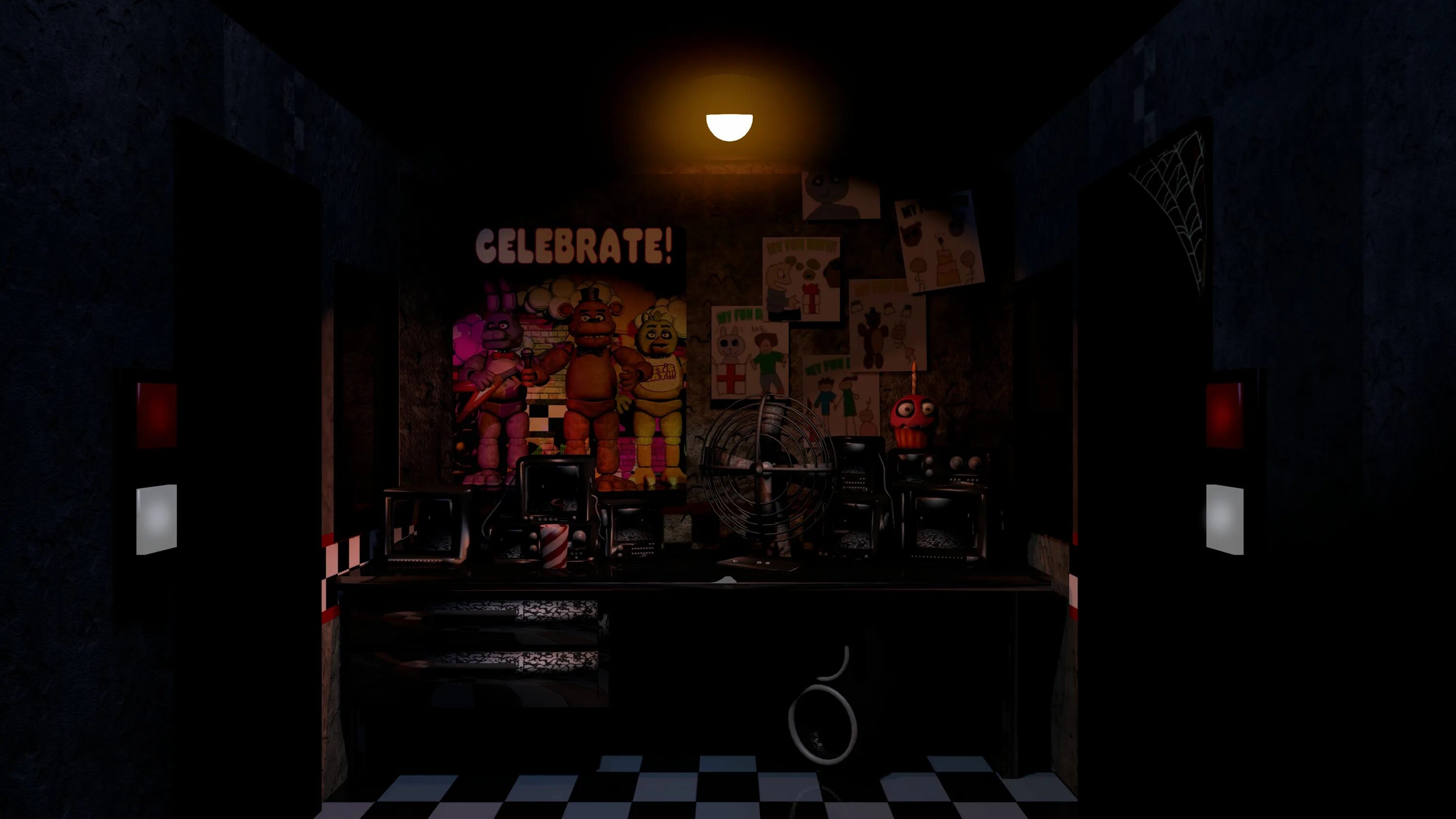 Fnaf 1 nights. Офис охранника ФНАФ 1. 5 Ночей с Фредди комната охранника. Комната охранника ФНАФ 1. ФНАФ 1 локация офис.