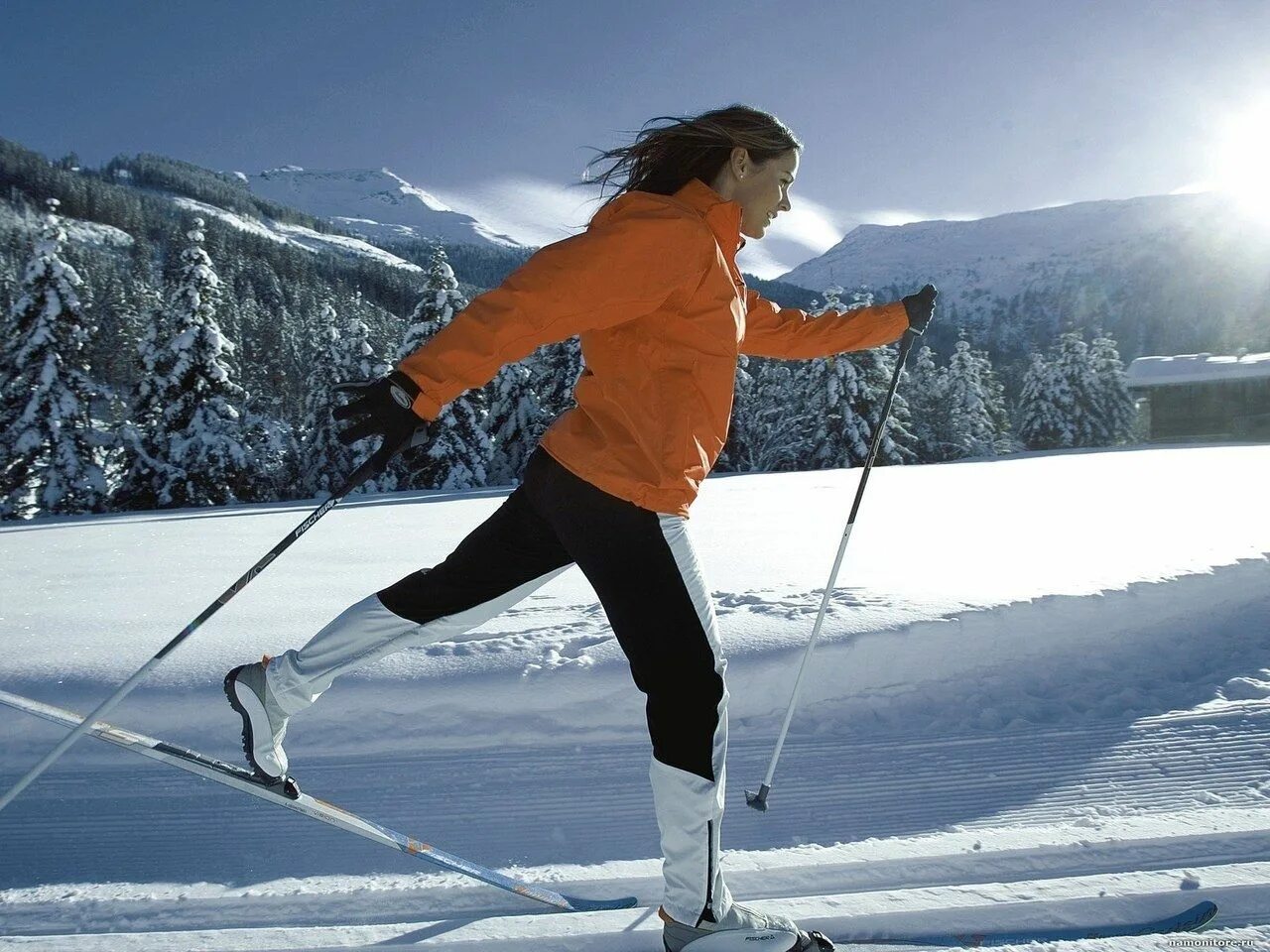 High skiing