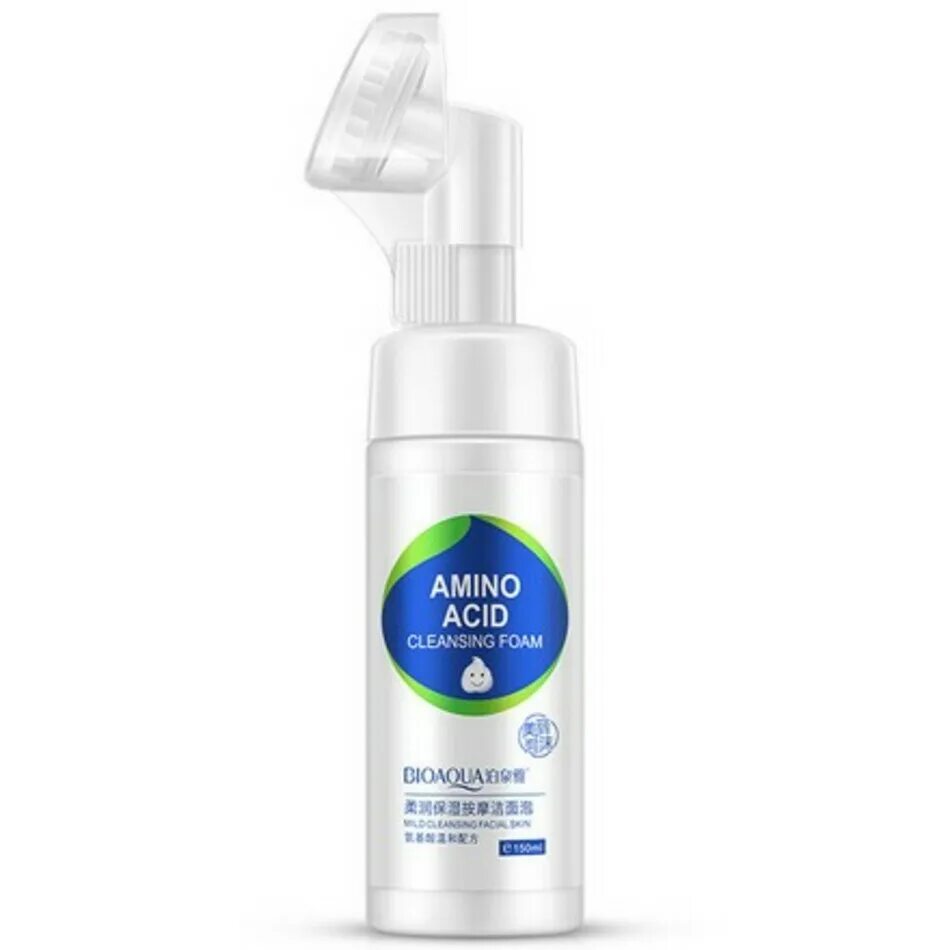 Увлажняющее средство для умывания. Пенка для умывания с щеточкой amino acid. amino acid пенка для лица с щеткой. amino acid пенка для умывания с щеточкой 120 мл. пенка для умывания с щеточкой аминокислотами bioaqua.