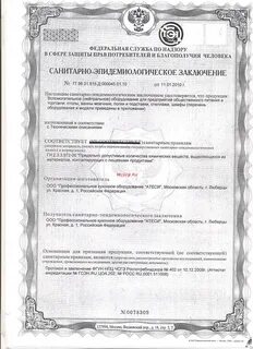Санитарно эпидемиологическое заключение лагерь
