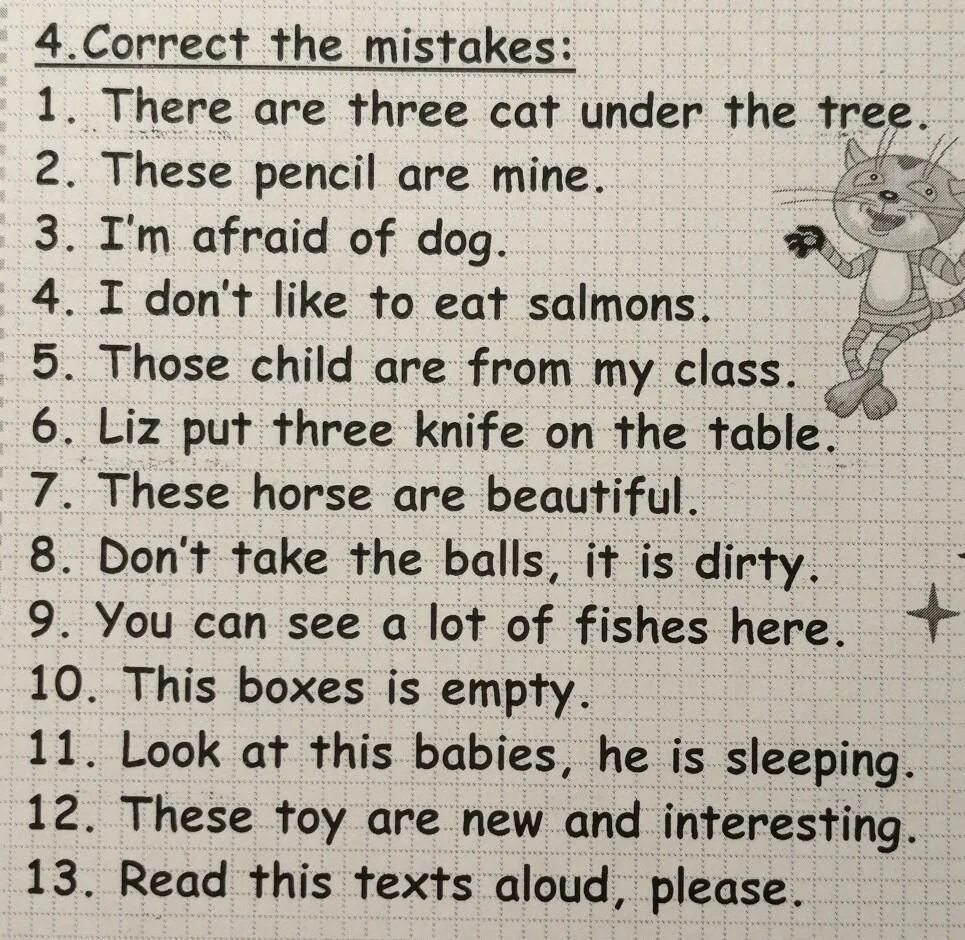 Correct the mistakes 5 класс. Задание find mistakes. Задания на there is there are. Correct the mistakes 6 класс. Complete the mistakes