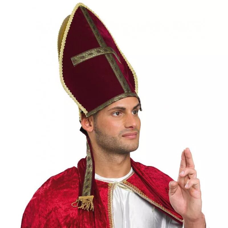 Головной убор католического священника. Митра шапка папы римского. Митра головной убор католического священника. Клобук митра. Мама в шапке.