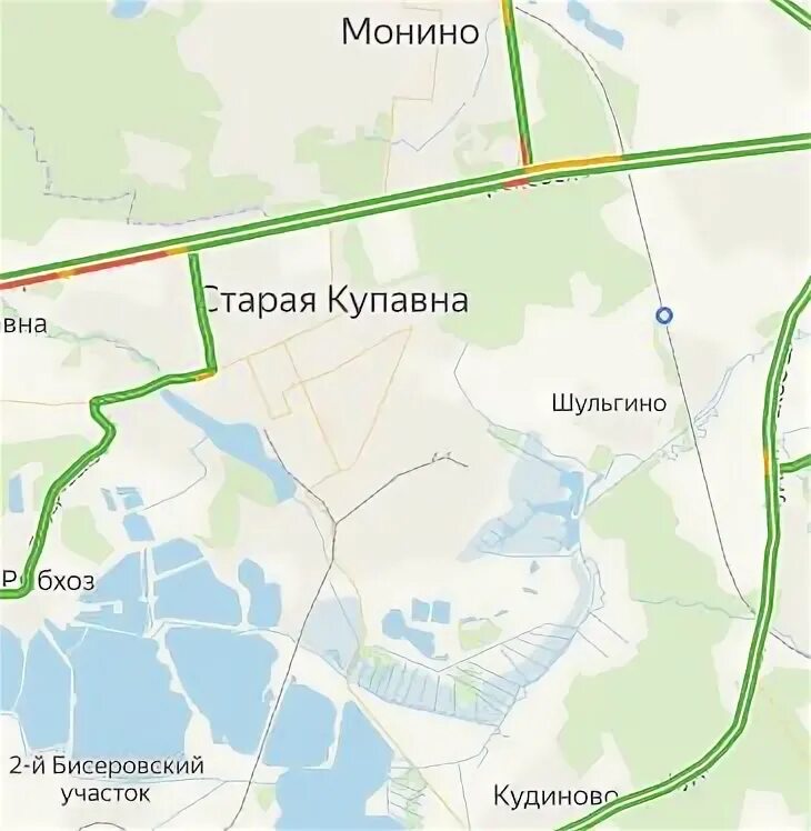 Михайлово-Ярцевское поселение на карте. Пробка ул Профсоюзная.