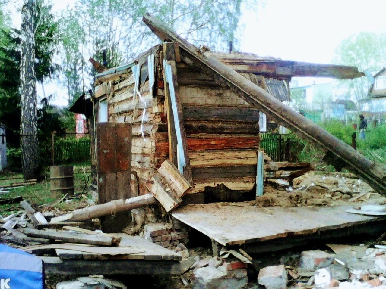 Снос старой бани