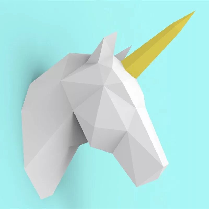 Полигональная фигура единорог. Papercraft единорог. Паперкрафт единорог. Паперкрафт единорог. Паперкрафт голова единорога.