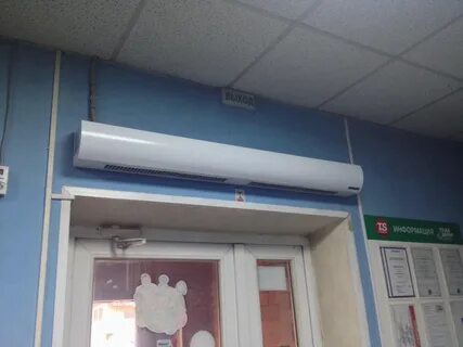 Монтаж тепловой завесы смета