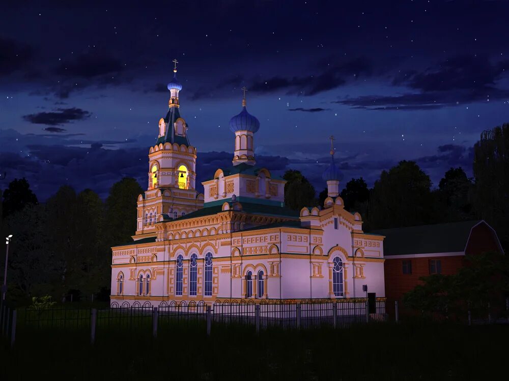 подсветка храмов. архитектурное освещение церквей. архитектурное освещение церквей. подсветка церкви. небесный храм подсветка дронами.