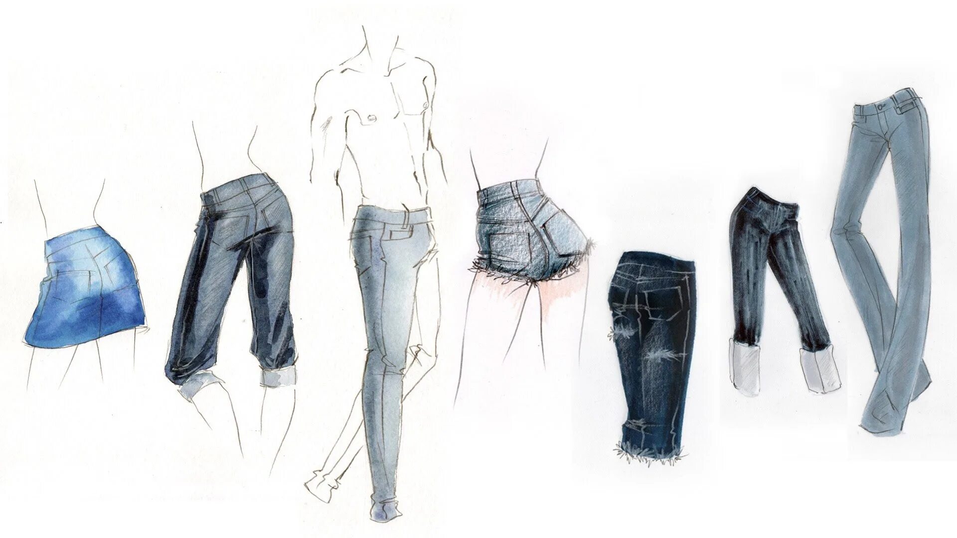 Как нарисовать джинсу. Джинсы эскиз. Рисование на джинсах. Скетч джинс. Джинсы туториал.