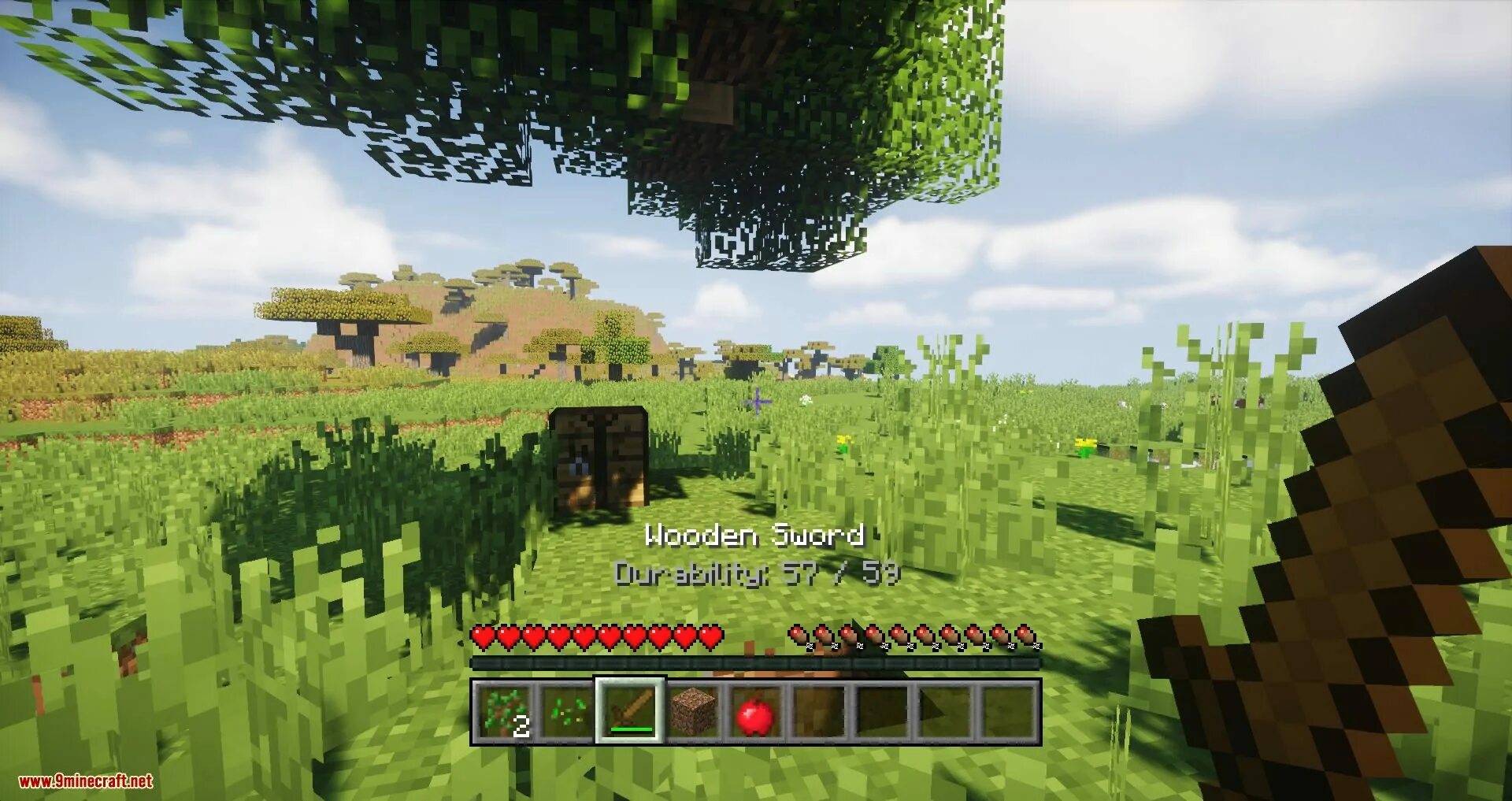 Minecraft hud