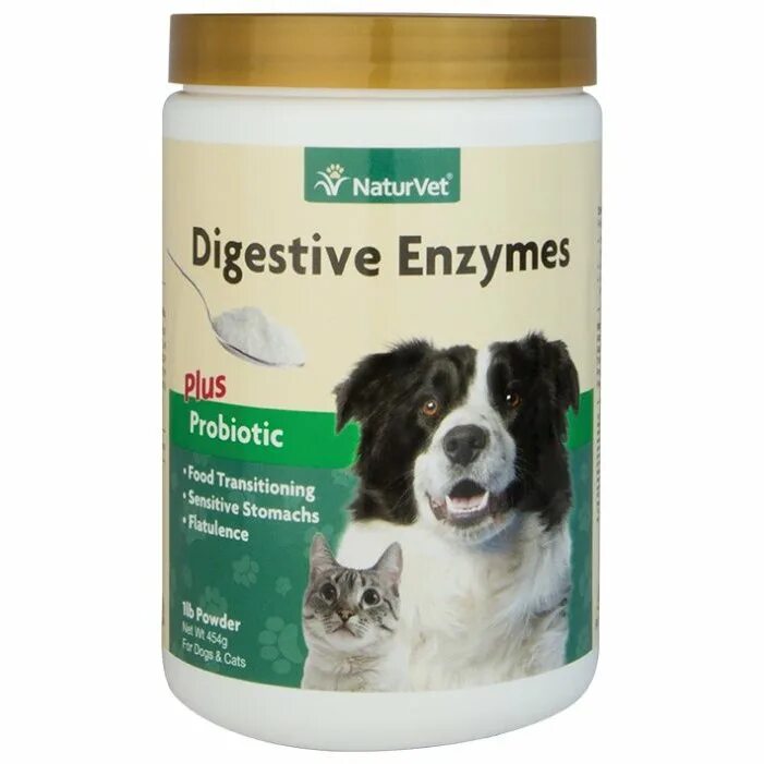 Пробиотик Zenwise Digestive Enzymes. Добавка в корм NATURVET. Кошачий пробиотик. Жидкий пребиотик для собак.