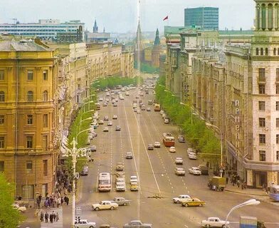 Улицы москвы в мае