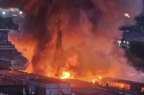 Пожар на большой черемушкинской улице
