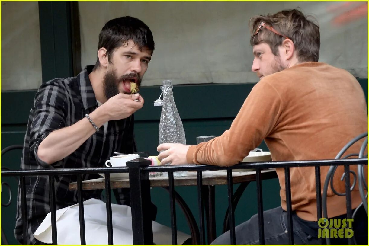 Ben Whishaw at Cannes 2015 with hubby Mark Bradshaw