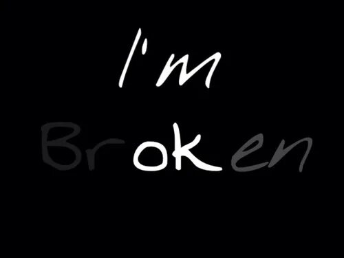 L am broken. Обои i am broken. Обои im ok broken. I'M broken обои на телефон. Im broken надпись.