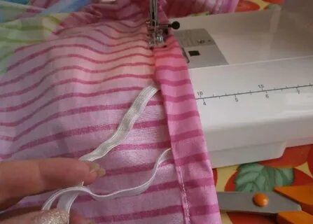 Пришить эластичную
