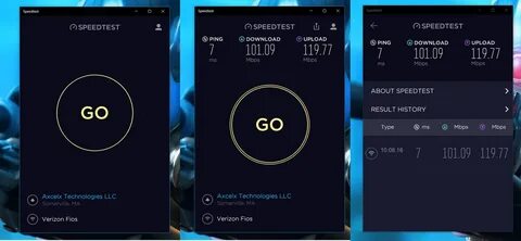 Speedtest cli